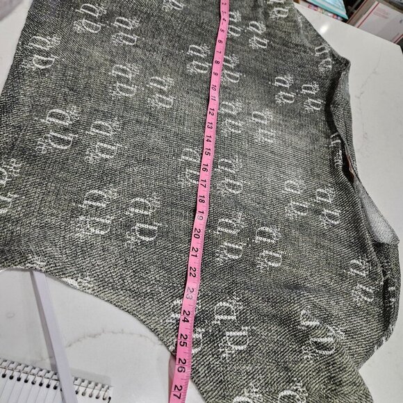 Free For Humanity One Size Made In Italy Oversized Womens Sweater Logo Green - Picture 8 of 8